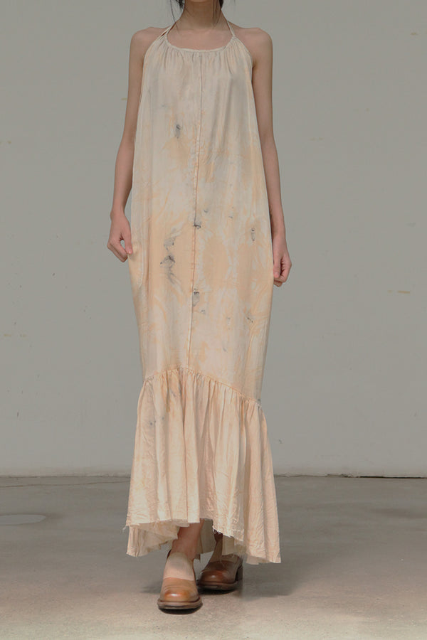 Mutedance Flower Dye String Dress Collection MD-MD21SS21-HRL Flower Dye Nude